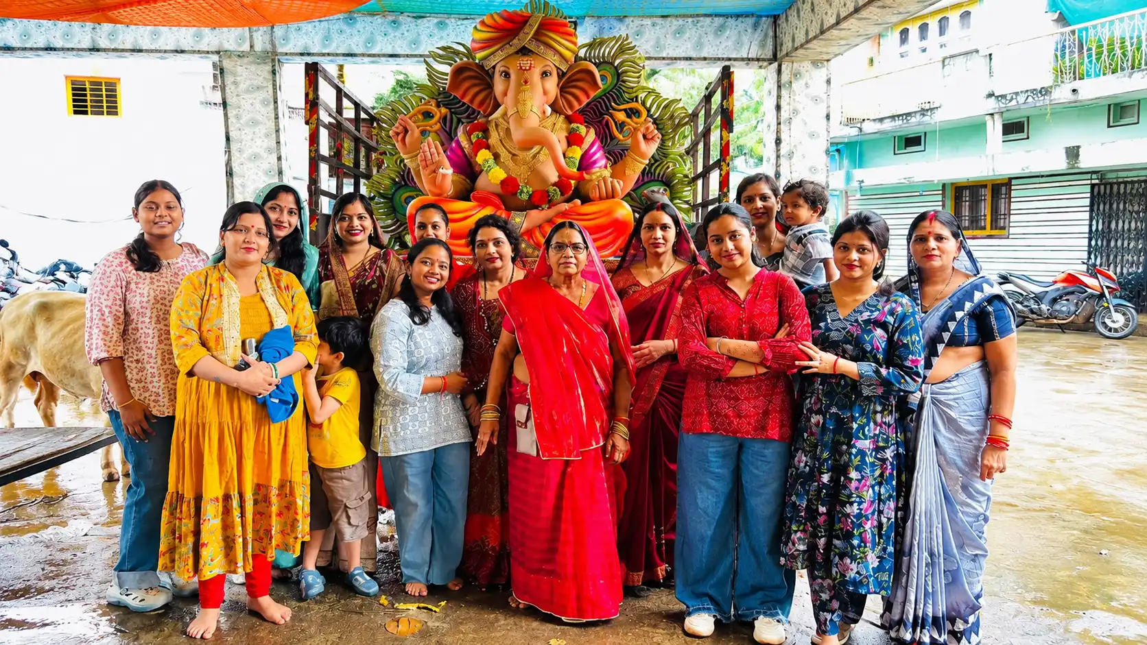 भारी बारिश में भी नहीं डिगी आस्था, गरियाबंद में ढोल-नगाड़ों के साथ निकली भव्य गणेश विसर्जन यात्रा