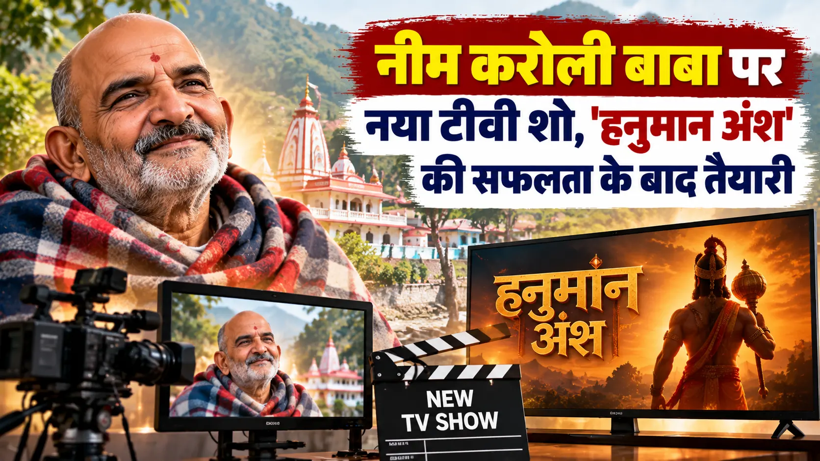 नीम करोली बाबा पर नया टीवी शो, 'हनुमान अंश' की सफलता के बाद