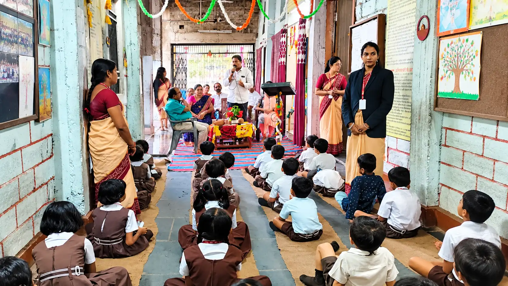 सरस्वती शिशु मंदिर कोटा में गूंजा वंदे मातरम्, राष्ट्रभक्ति से सराबोर हुआ रायपुर