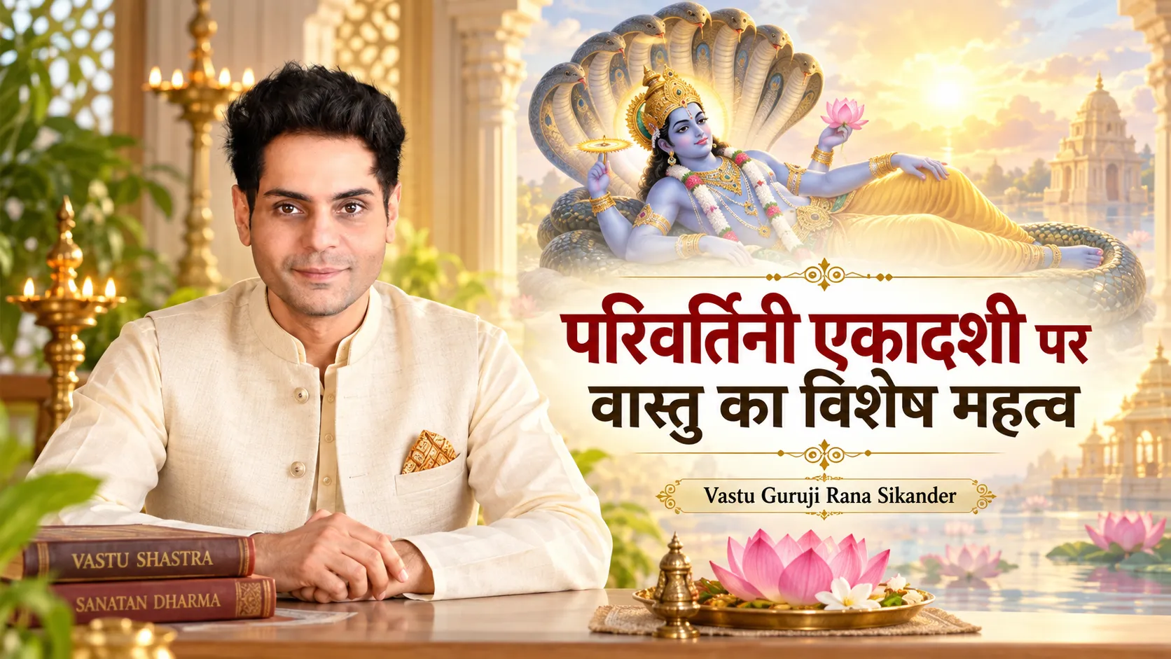 परिवर्तिनी एकादशी पर वास्तुगुरुजी राणा सिकंदर के खास वास्तु उपाय, घर में सकारात्मक ऊर्जा के लिए अपनाएं ये नियम