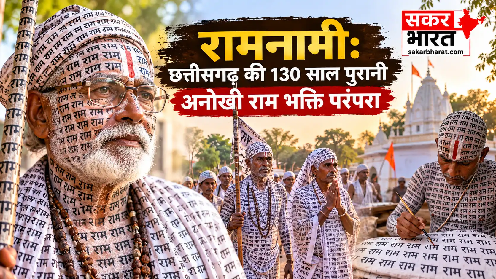 छत्तीसगढ़ के रामनामी: बिना मंदिर, शरीर पर राम नाम की अनूठी भक्ति