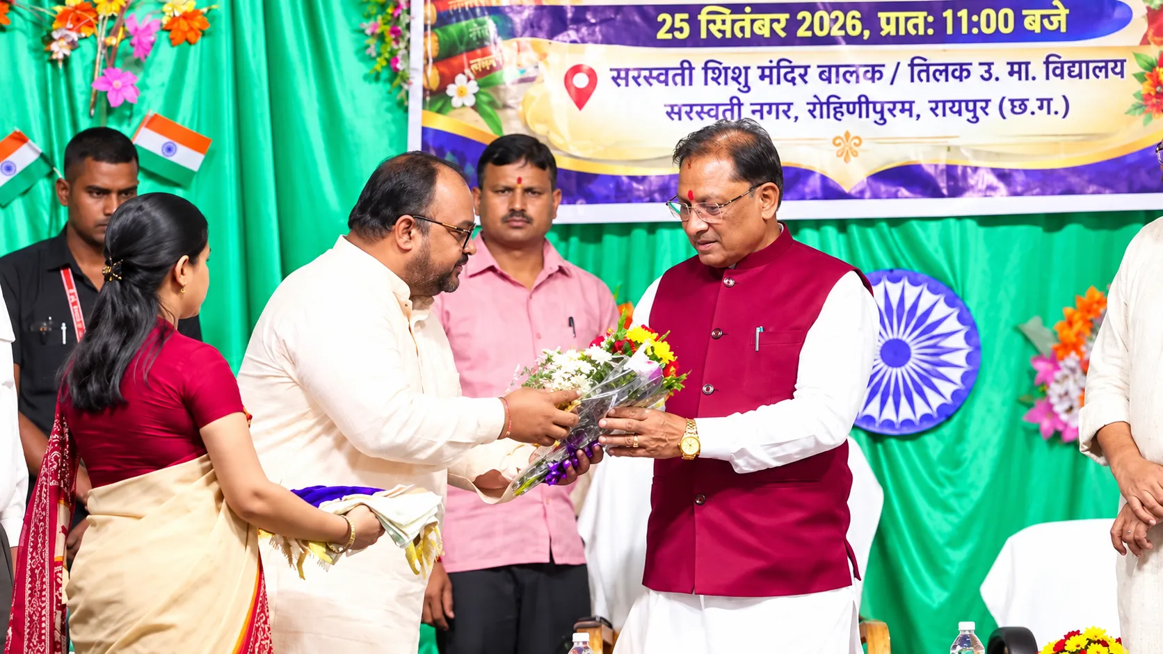 वंदे मातरम् की 150वीं वर्षगांठ पर रायपुर में नमामि भारतम, मुख्यमंत्री साय ने किया सामूहिक गायन