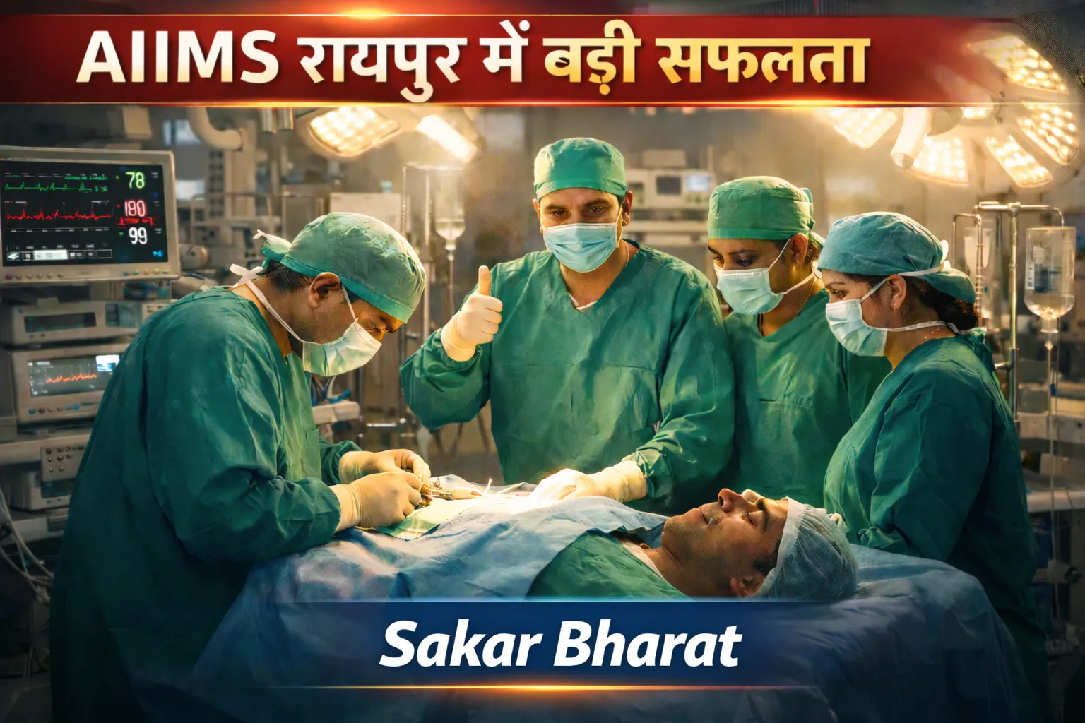 AIIMS रायपुर में बड़ी सफलता: आधुनिक चिकित्सा से मरीजों को नई उम्मीद