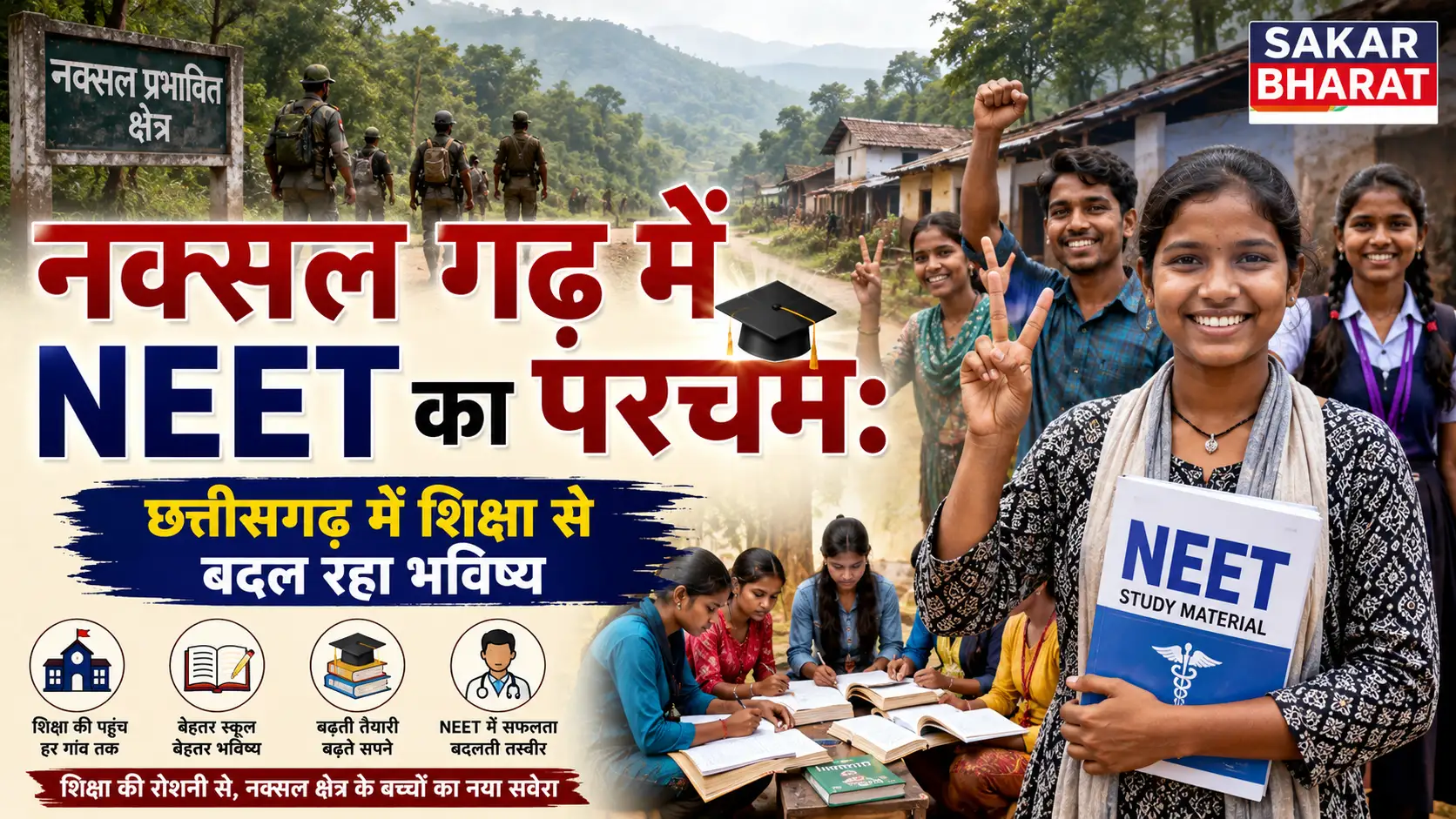 नक्सल क्षेत्रों में NEET की सफलता: छत्तीसगढ़ के युवाओं का बदलता भविष्य