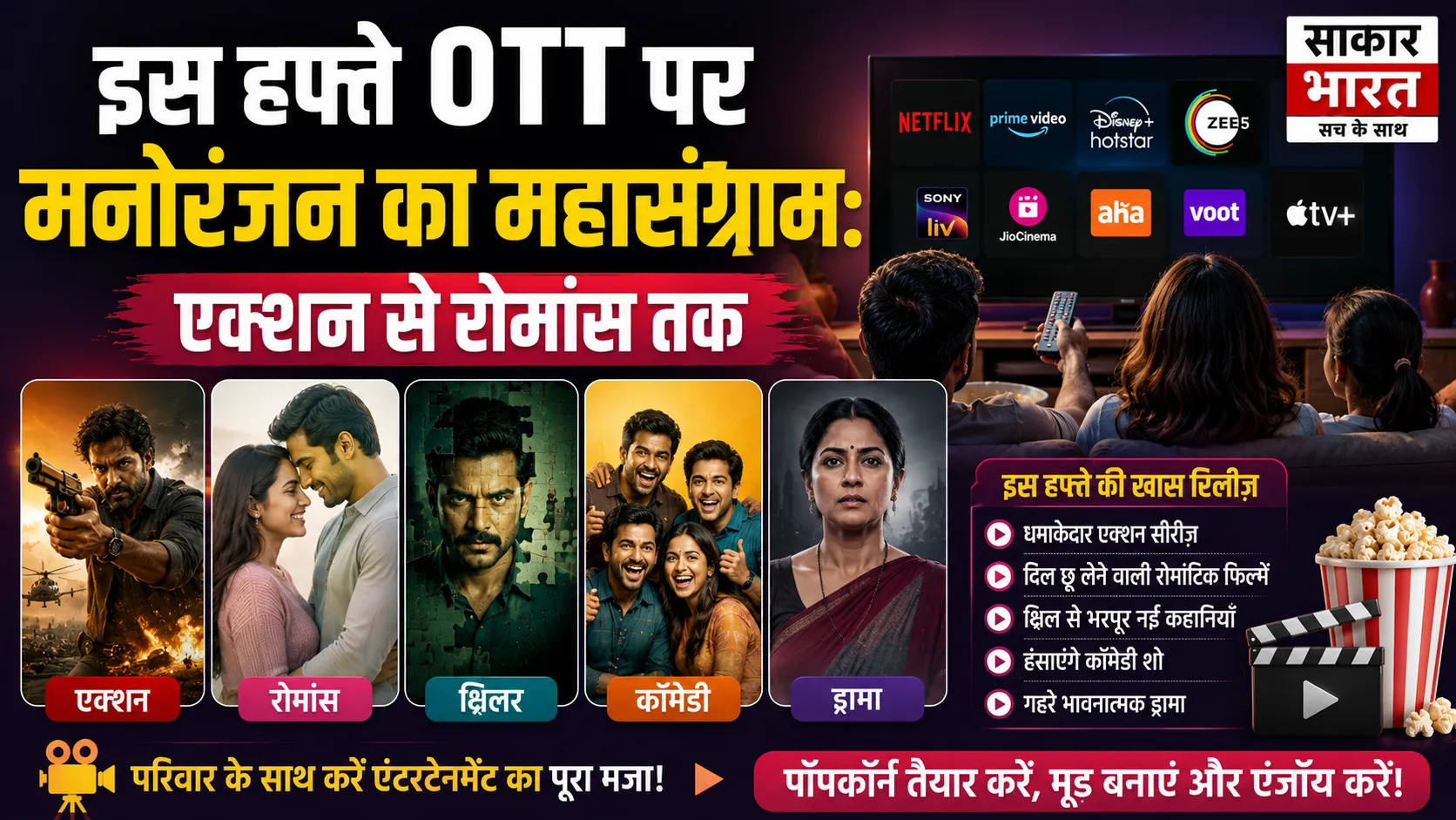 इस सप्ताह OTT पर मनोरंजन का महासंग्राम: एक्शन से रोमांस तक
