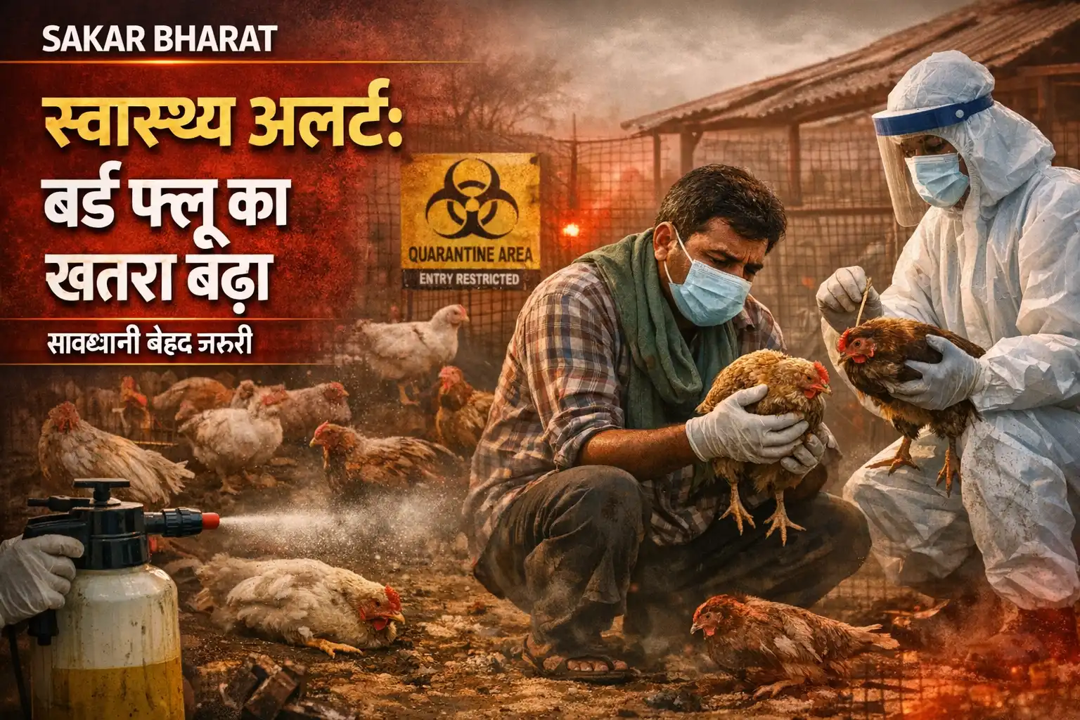 🐔 स्वास्थ्य अलर्ट: बर्ड फ्लू का खतरा बढ़ा, सावधानी बेहद जरूरी