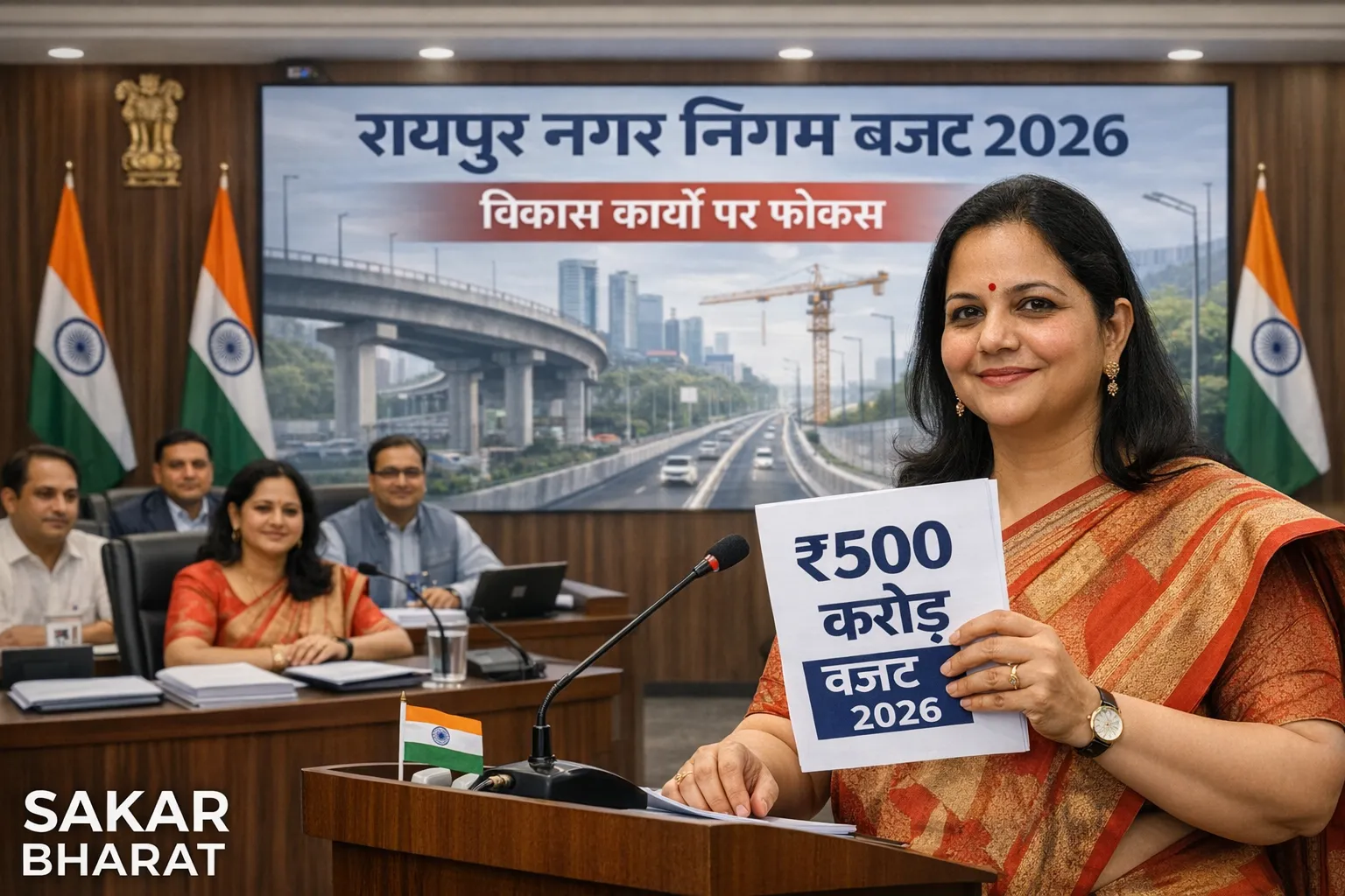 रायपुर नगर निगम का 1600 करोड़ का बजट पेश, विकास कार्यों पर बड़ा फोकस