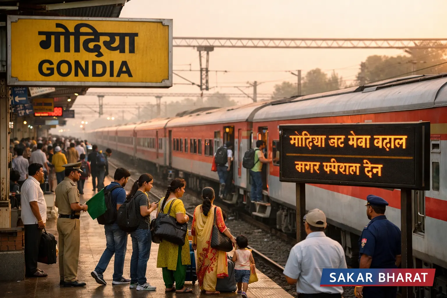 गोंदिया रूट पर ट्रेनों की बहाली, समर स्पेशल ट्रेन सेवा शुरू — यात्रियों को बड़ी राहत