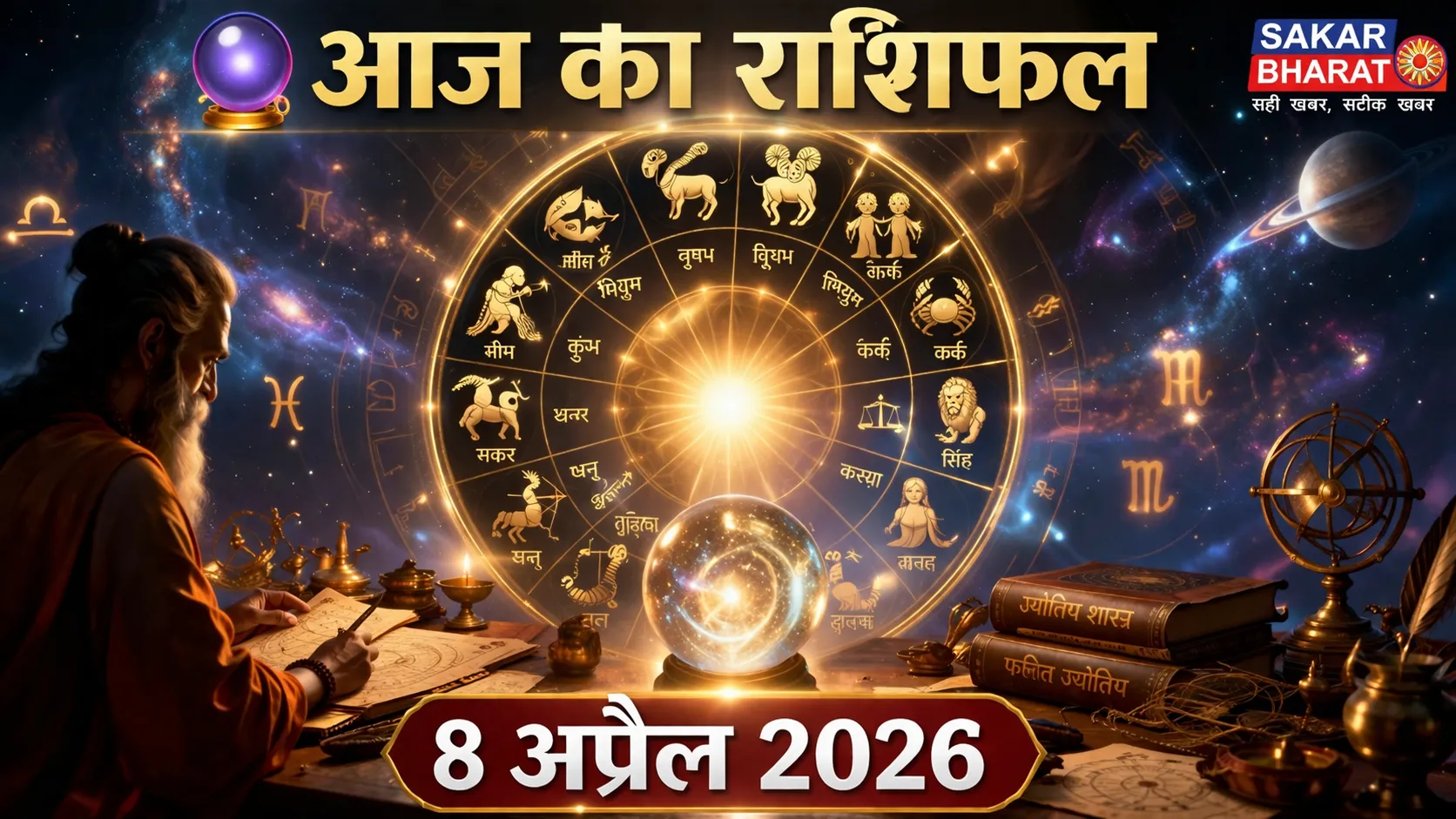 🔮 आज का राशिफल (8 अप्रैल 2026)