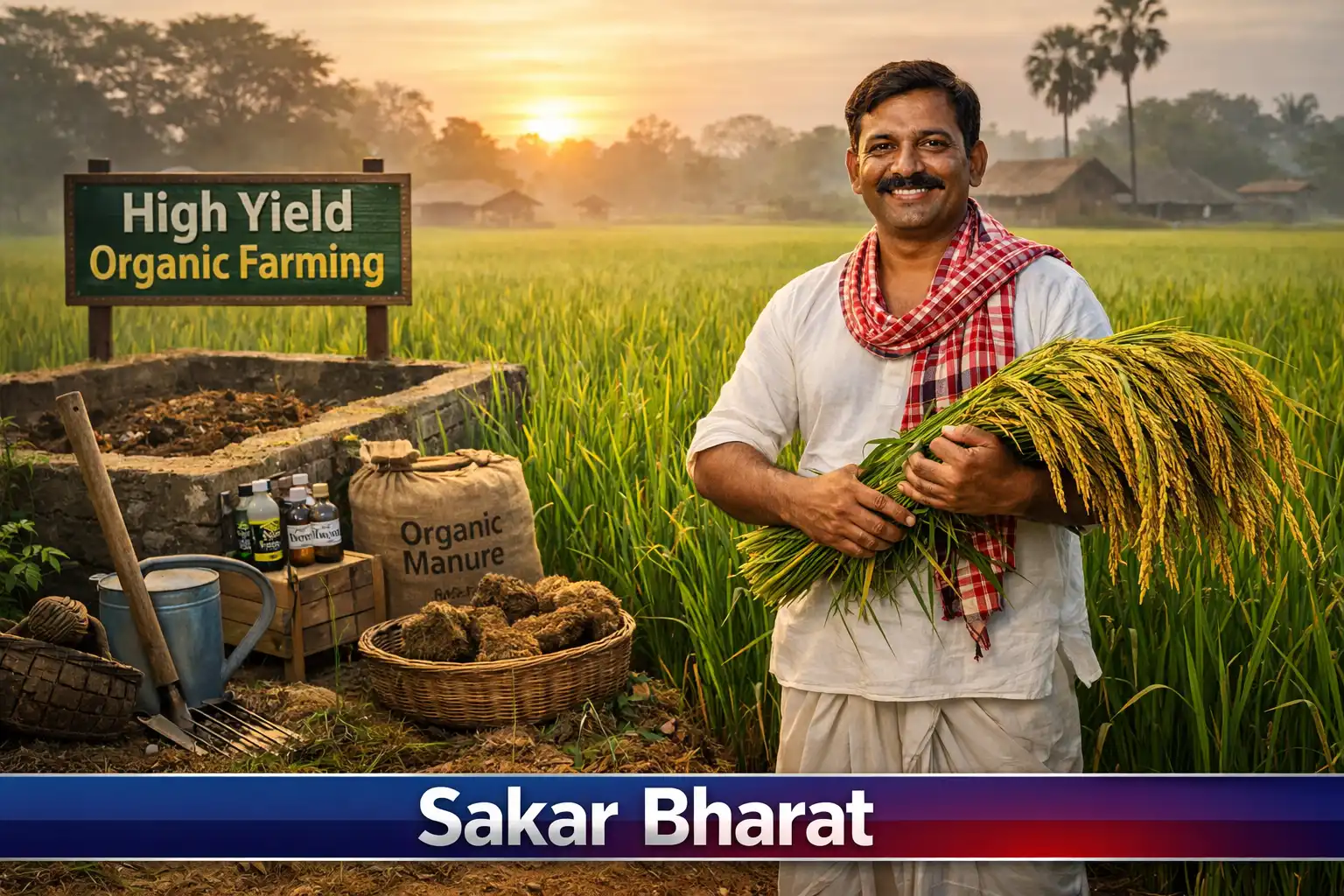 🌱 छत्तीसगढ़ के किसान तरणदास साहू की सफलता: जैविक खेती से धान उत्पादन में बना नया रिकॉर्ड