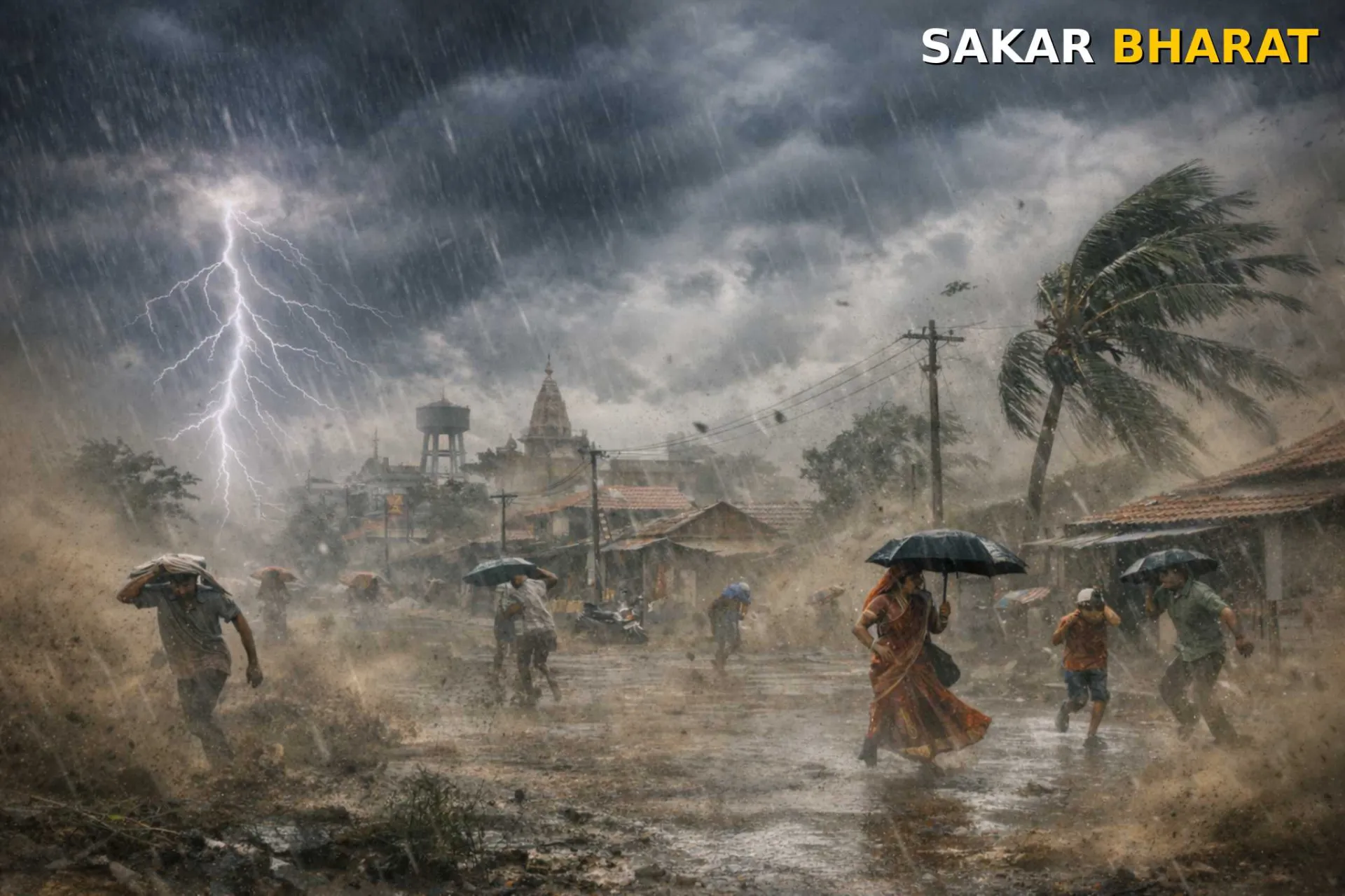 छत्तीसगढ़ में बदला मौसम का मिजाज: ट्रफ के असर से बारिश और आंधी की संभावना