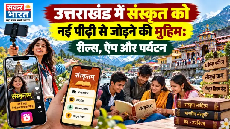 उत्तराखंड: संस्कृत को रील्स, ऐप से युवा पीढ़ी से जोड़ने की पहल