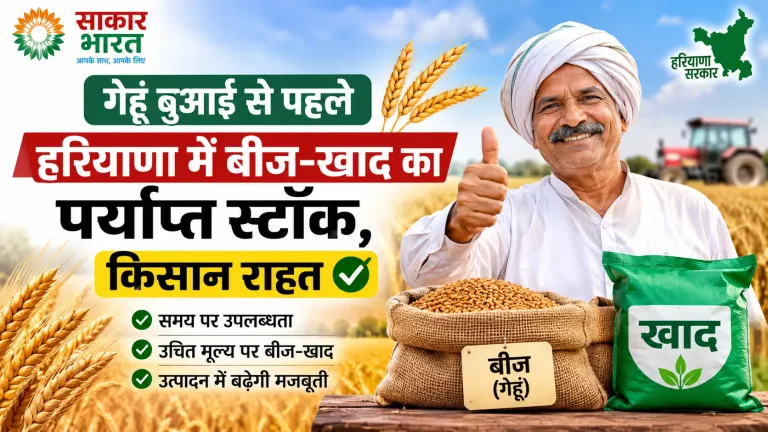 रबी बुआई से पहले हरियाणा में बीज-खाद का पर्याप्त स्टॉक, राणा के सख्त निर्देश