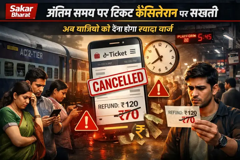 अंतिम समय पर टिकट कैंसिलेशन पर सख्ती