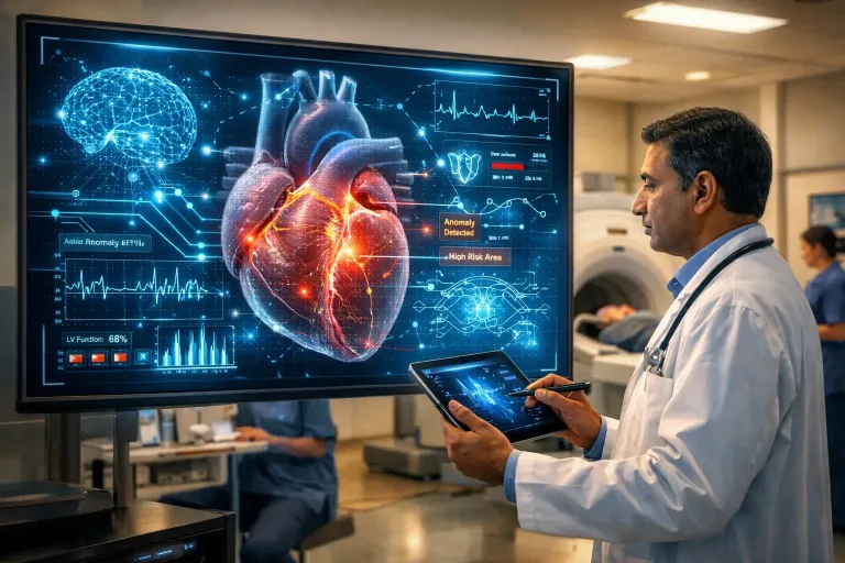 AI तकनीक से दिल की बीमारियों की पहचान में क्रांति: कार्डियक MRI को पढ़ने में एक्सपर्ट जैसी सटीकता