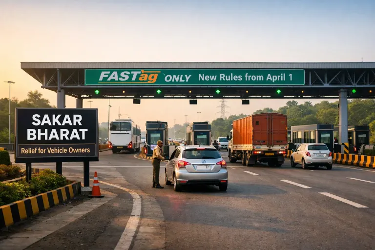 🚧 छत्तीसगढ़ के 26 टोल प्लाजा पर नया नियम: 1 अप्रैल से बड़ा बदलाव, वाहन चालकों को मिलेगी राहत