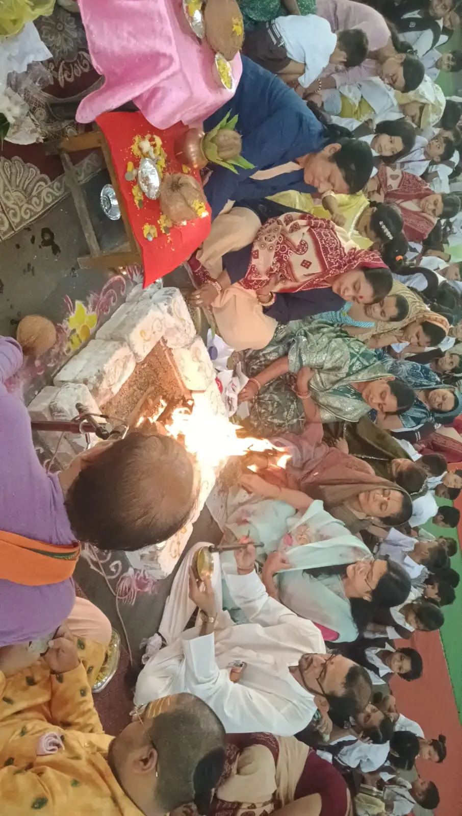 सरस्वती शिशु मंदिर में नवागंतुक विद्यार्थियों का हुआ आत्मीय स्वागत