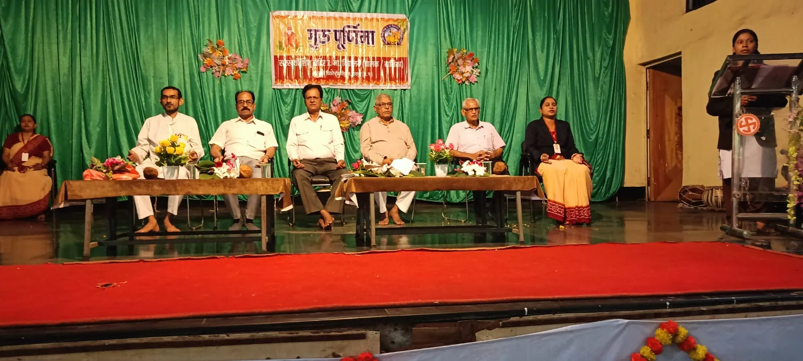 रायपुर: सरस्वती शिशु मंदिर में गुरु पूर्णिमा उत्सव, शिक्षकों का किया गया सम्मान