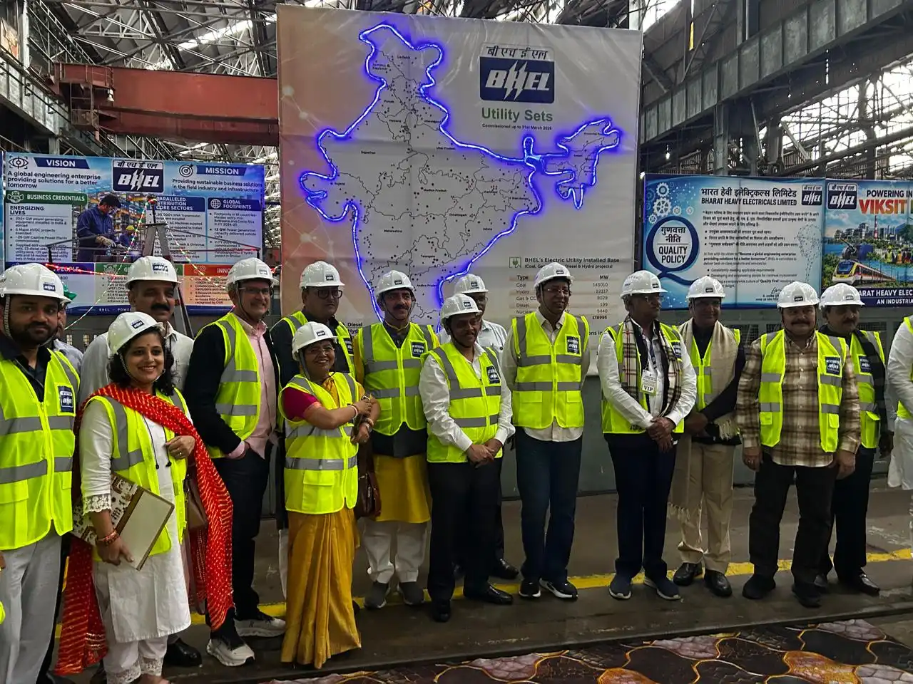 हरिद्वार में BHEL प्लांट का निरीक्षण करने पहुंचे सांसद बृजमोहन अग्रवाल, छत्तीसगढ़ को बताया देश का पावर हब