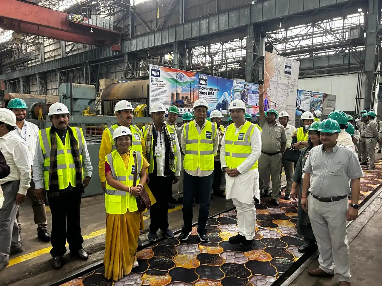 हरिद्वार में BHEL प्लांट का निरीक्षण करने पहुंचे सांसद बृजमोहन अग्रवाल, छत्तीसगढ़ को बताया देश का पावर हब